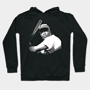 jackie robinson black and white Hoodie